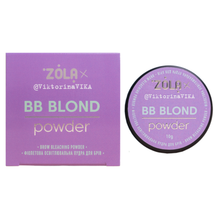 BB Blond Powder ZOLA x Viktorina Vika 10 g – Polvere Tecnica per Sopracciglia Uso Professionale