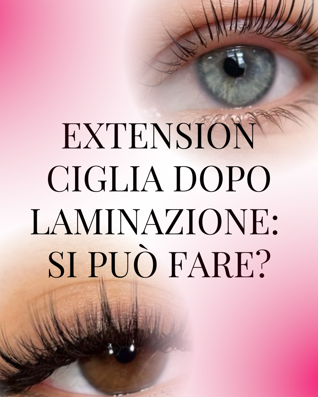 Extension dopo laminazione