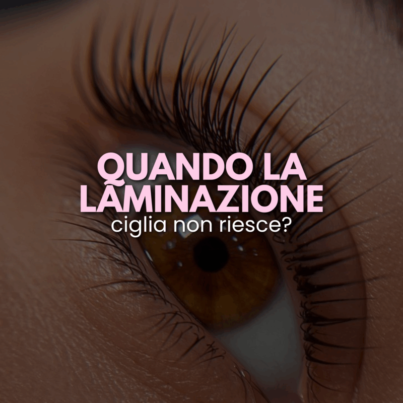 laminazione ciglia