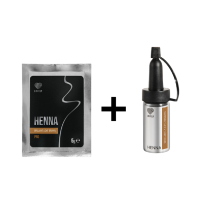 Hennè Sopracciglia 5 g + Flacone In Vetro Lovely®