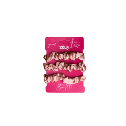 Elastici per Capelli Beige 3 pz Zola®